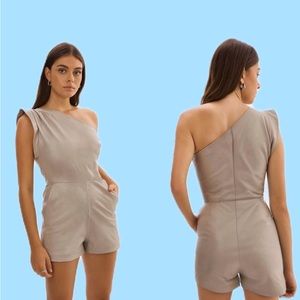 Leather Romper Small NWT - Lemarque